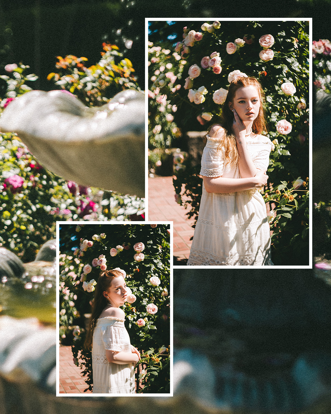 Creative Editorial Portraits at a Rose Garden in Portland — photograph 13 of 20